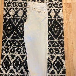J. Crew Matchstick White Jeans